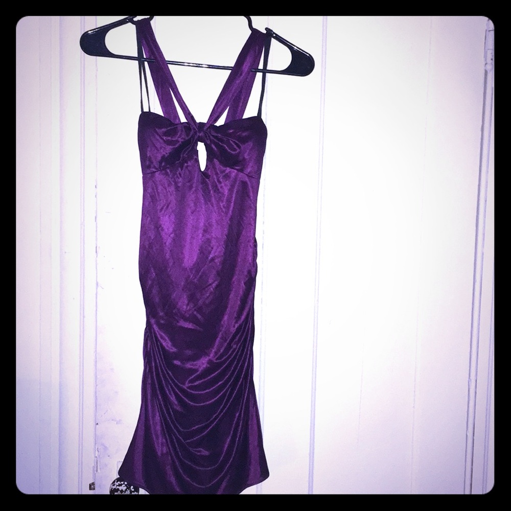 Purple prom dress